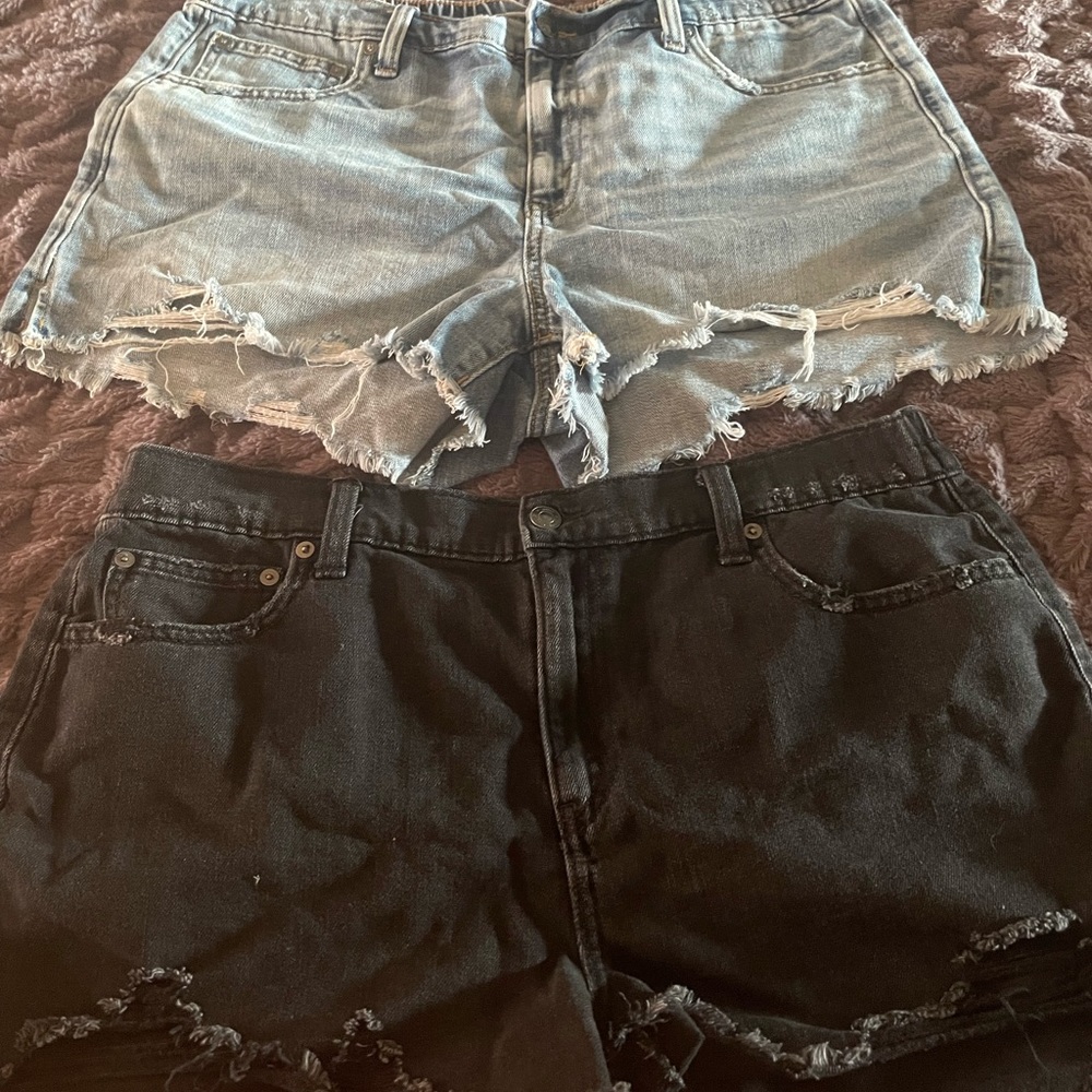 Aerie Stretchy Destroyed Denim Short Bundle